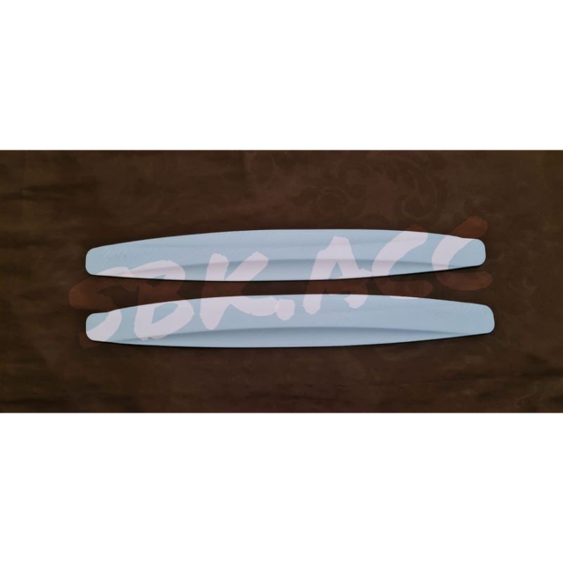 List Bumper Guard / Pelindung Bumper Mobil Universal Putih 2pcs