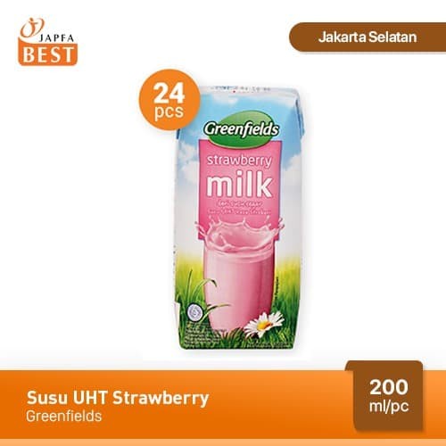 

Ee51F10 Susu Greenfields Uht Strawberry 200 Ml - Isi 24 Pcs 6ddv