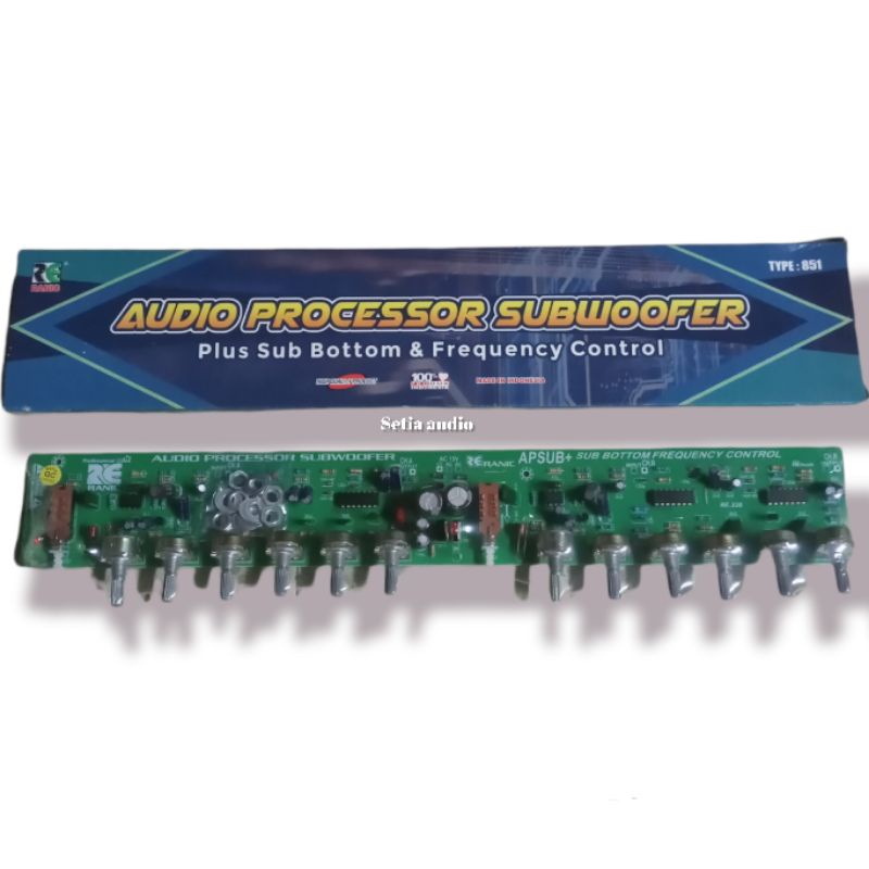 kit audio processor prosesor subwofer 851