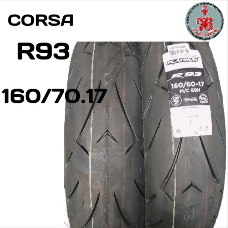 BAN TUBELESS CORSA PLATINUM R93 free pentil