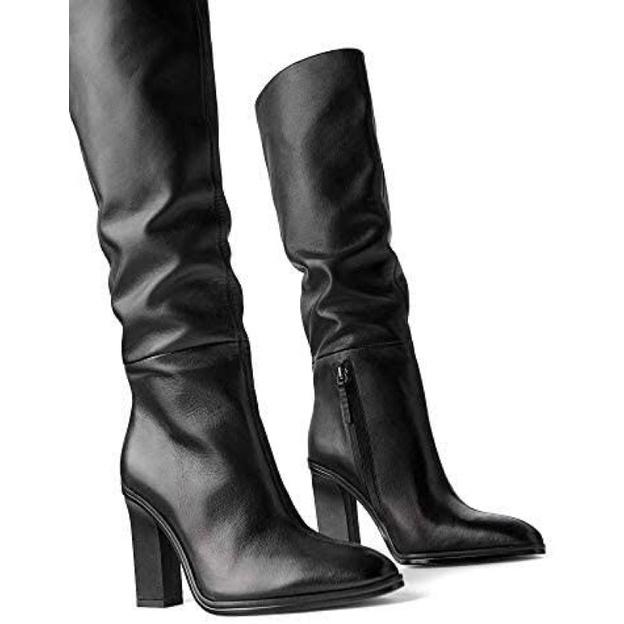 ZARA WOMAN LEATHER HIGH OVER KNEE HEELS BOOTS (NEW ORIGINAL STORE)
