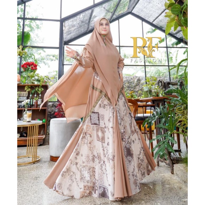 Cantika Syari RF Fashion by Rayhan Co. Brick Ceruty Import