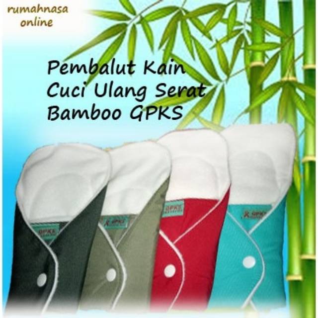 Pembalut serat bambu