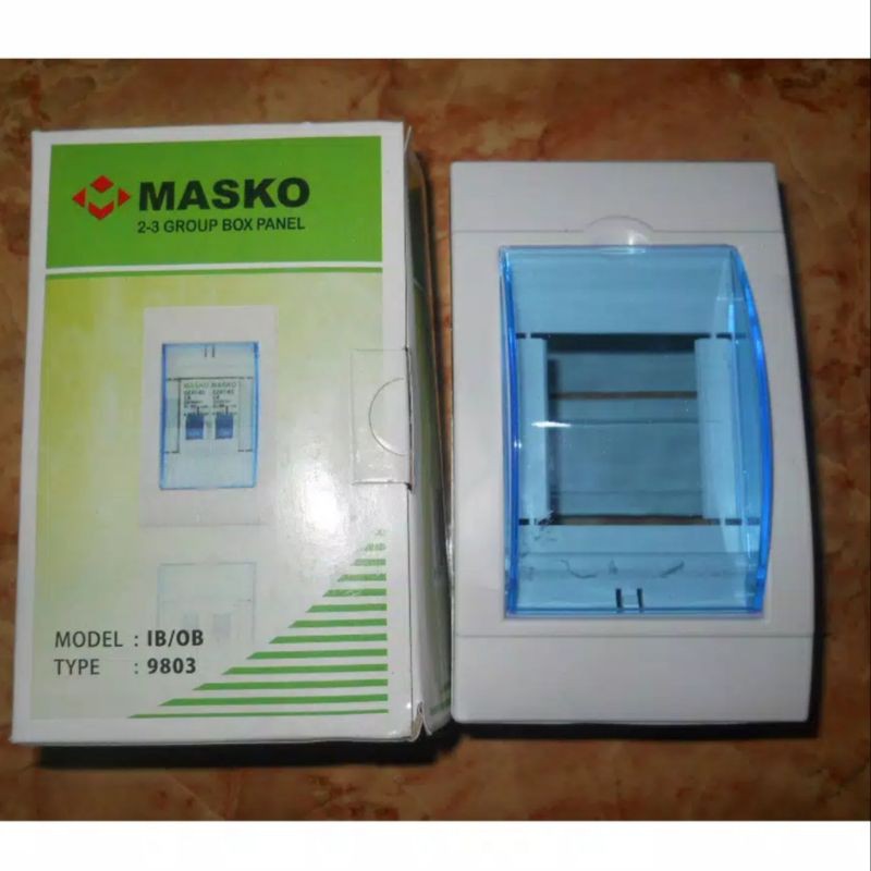 MASKO BOX MCB IB/OB 2 - 3GROUP TIPE 9803 / MCB BOX 2 - 3 GROUP MASKO TEMPEL / TANAM