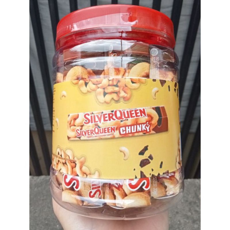 carascoklat - Chungky Jar toples Silverqueen 1 Karton Exp.Juli 2023