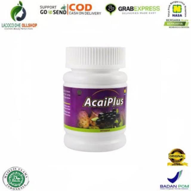 Acai Plus Nasa Obat Diet Pelangsing Tubuh Asli Original Nasa - ACAI / Stockist PT Nasa Produk