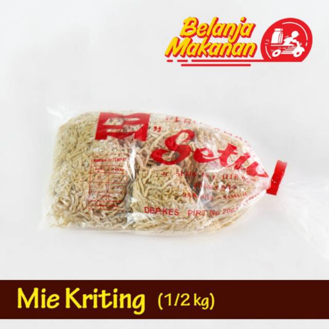 

Mie Kriting 500gr