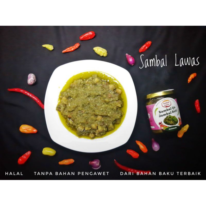 

sambal lawas ijo jambal roti