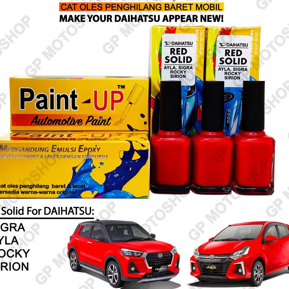 Kejutan Menarik Daihatsu Red Solid Cat Oles Penghilang Baret Mobil Lecet Merah Glossy Sigra Ayla Roc