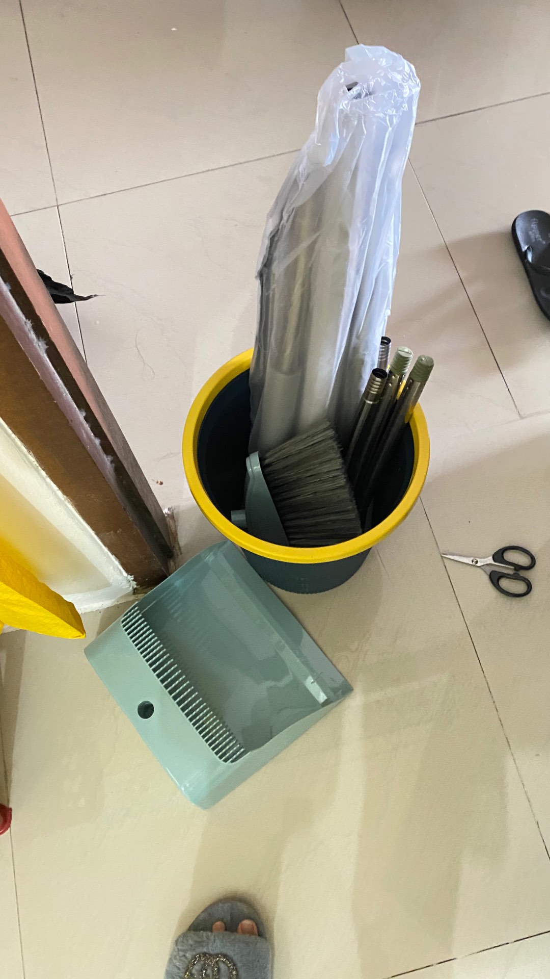 Kain Pel/pel/ 38 * 12 Sihir Debu Mendorong Berani Meningkatkan Orang Malas Pel Datar Handsfree