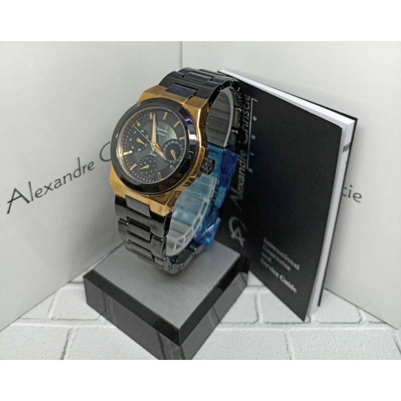 Jam Tangan Wanita Alexandre Christie 2224 AC2224 AC 2224 Tali Keramik
