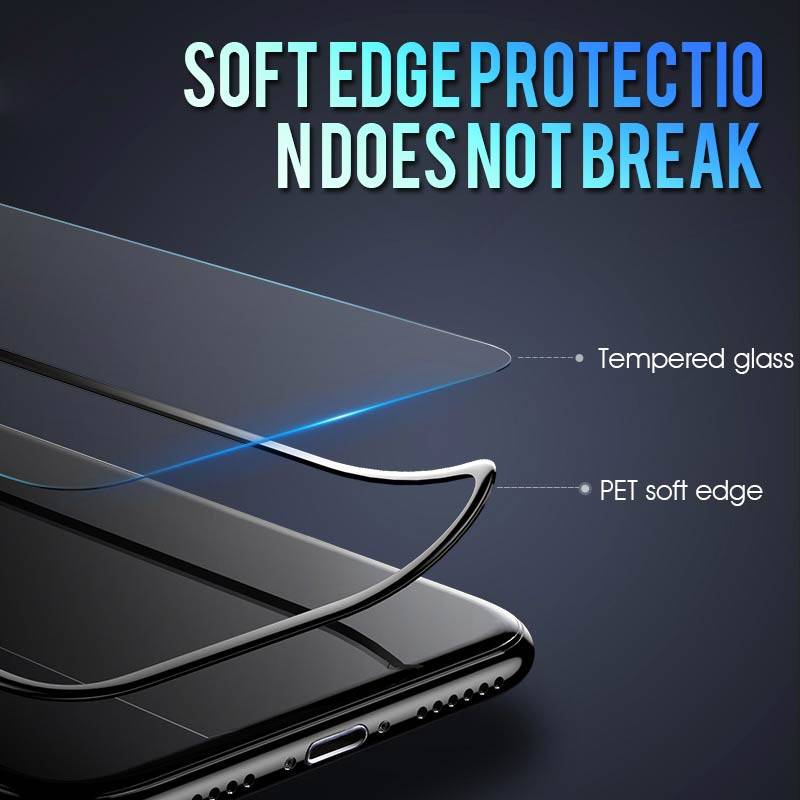 Pelindung Layar Tempered Glass 25d Curved Soft Edge Untuk Iphone 11 12 Pro Max X Xs Max Xr