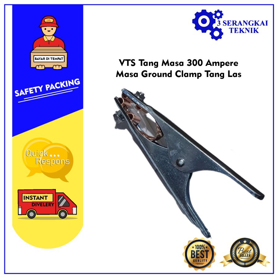 VTS Tang Masa 300 Ampere - Masa Ground Clamp Tang Las