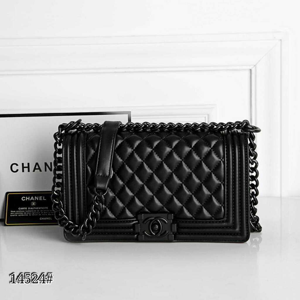 TOP BEST SELLER Chanel� Le Boy FLB-14524 Lamb skin so black