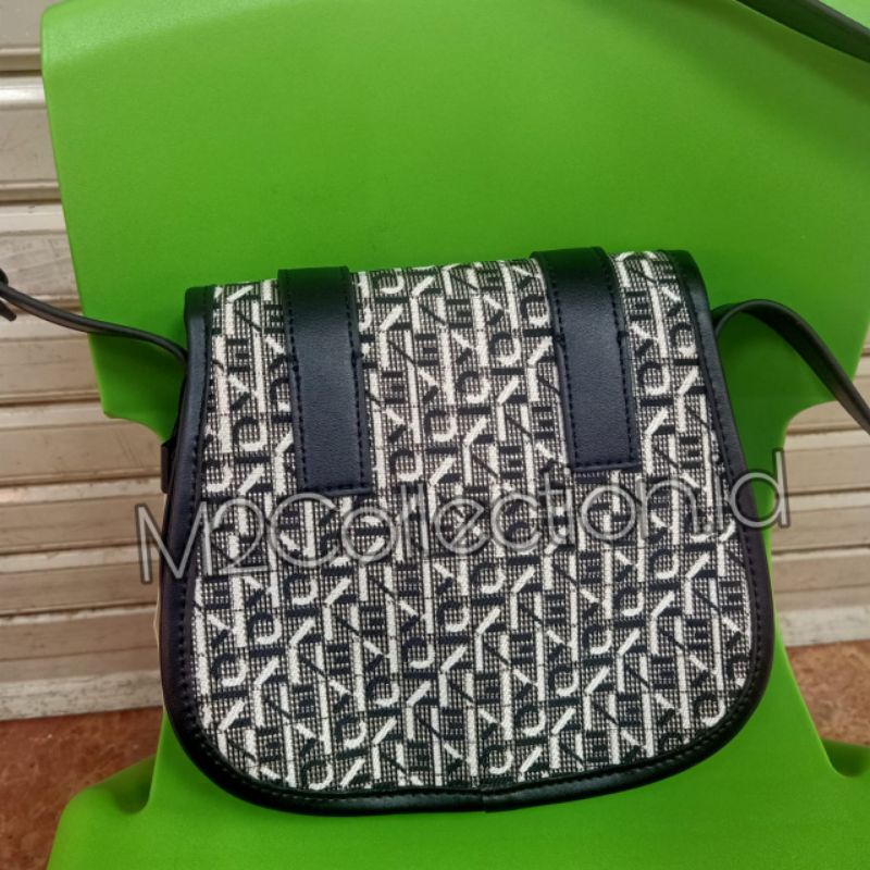 Tas Selempang Kenzo Small Jacquart Crossbody Bag Original