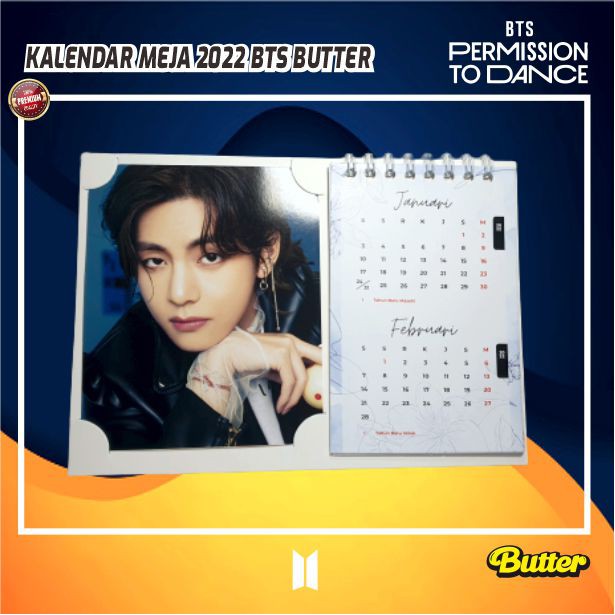 KALENDAR MEJA /DUDUK 2023 BTS BUTTER