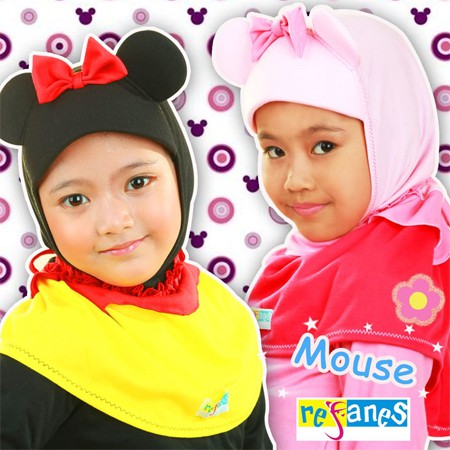 JILBAB ANAK karakter mouse by Refanes