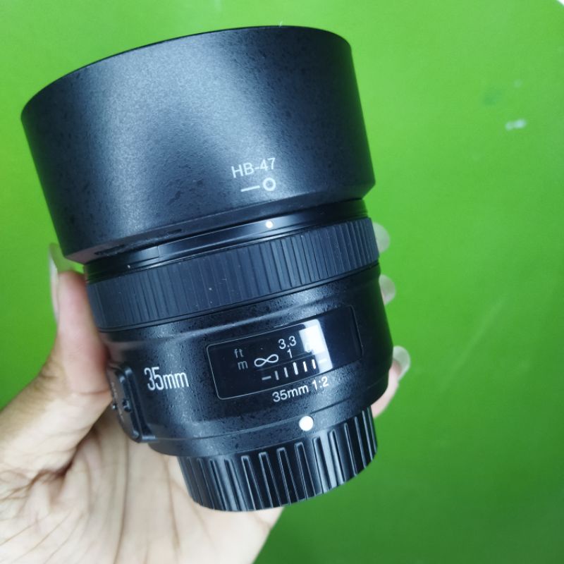 Hood lensa fix nikon / hood lensa fix yongnuo hb-47 / lenshood hb47