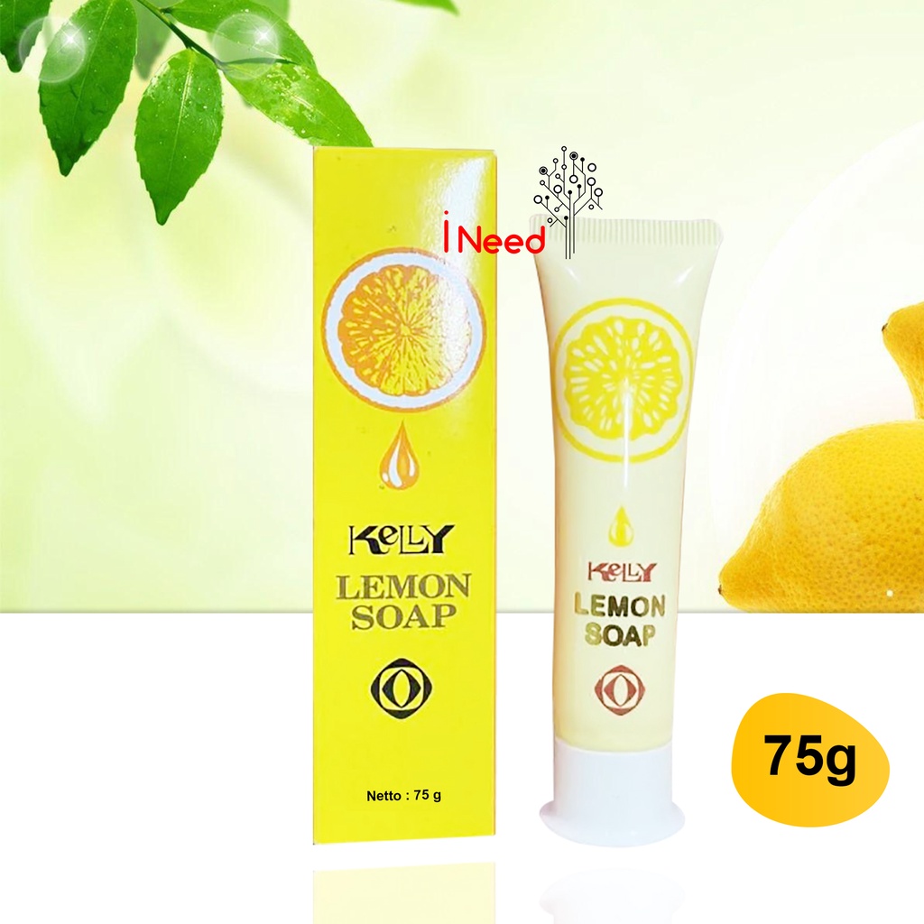 (INEED) Kelly Lemon Soap / Sabun muka Kely / keli 15 25 75 gram