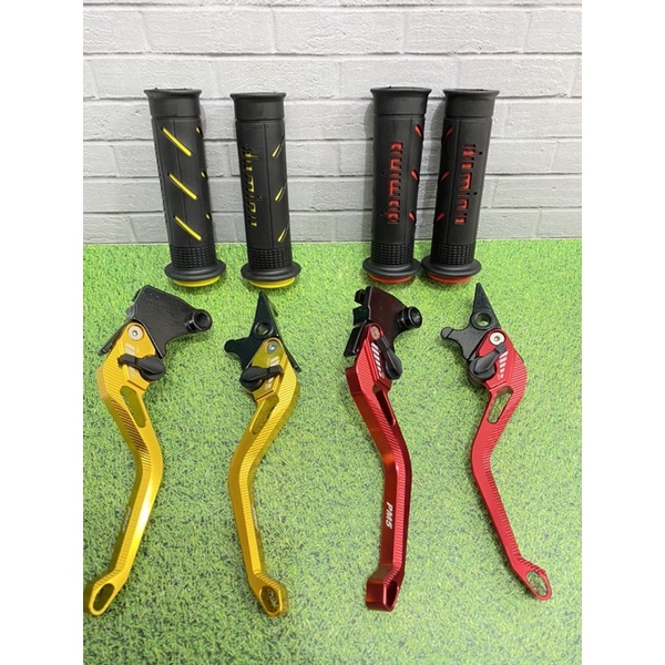 Handle rem cnc set grip domino sisik KLX 150/tuas rem set kopling motor klx 150