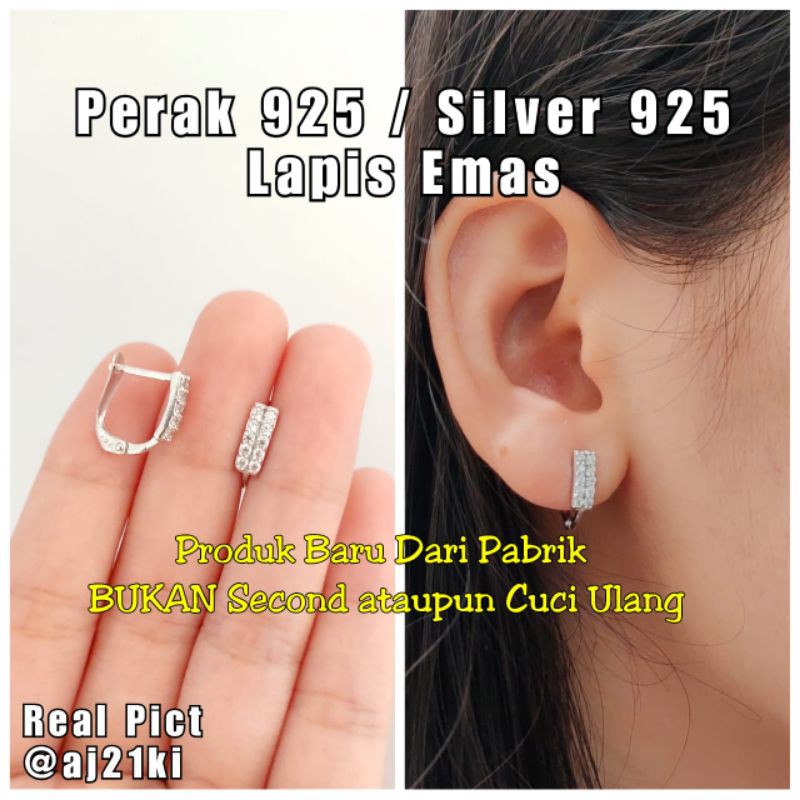 Anting Perak 925 Anting Perak Asli 925 Anting Silver 925 Anting Perak Anting Wanita Perak 925