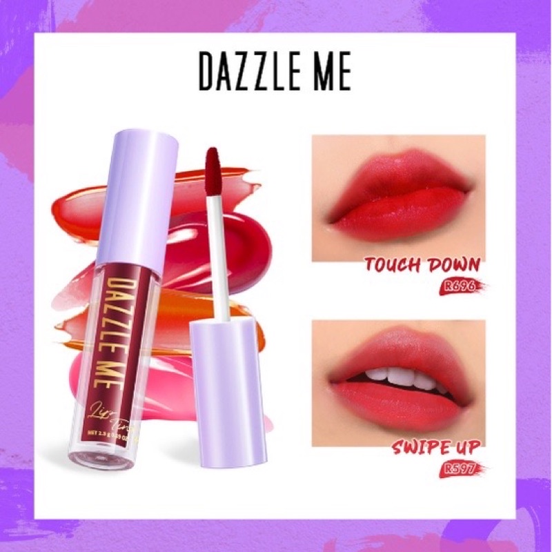 DAZZLE ME Ink - Licious Lip Tint BPOM - Mattedorable Long Lasting Liptint Hyper Moisturizing Lip Stain BPOM