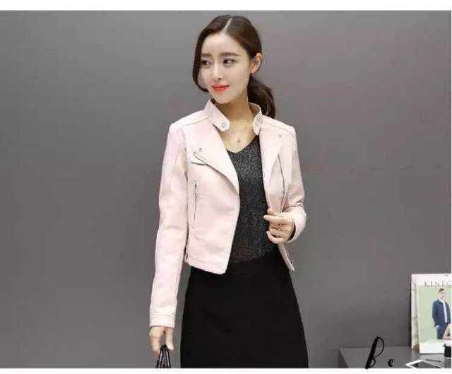 Baru jaket korea pop wanita tangan panjang musim semi