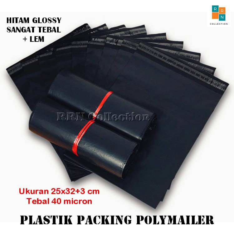 Plastik Packing Polymailer Glossy Tebal 25x35cm isi 25 /polymailer plastik packing/polymailer motif