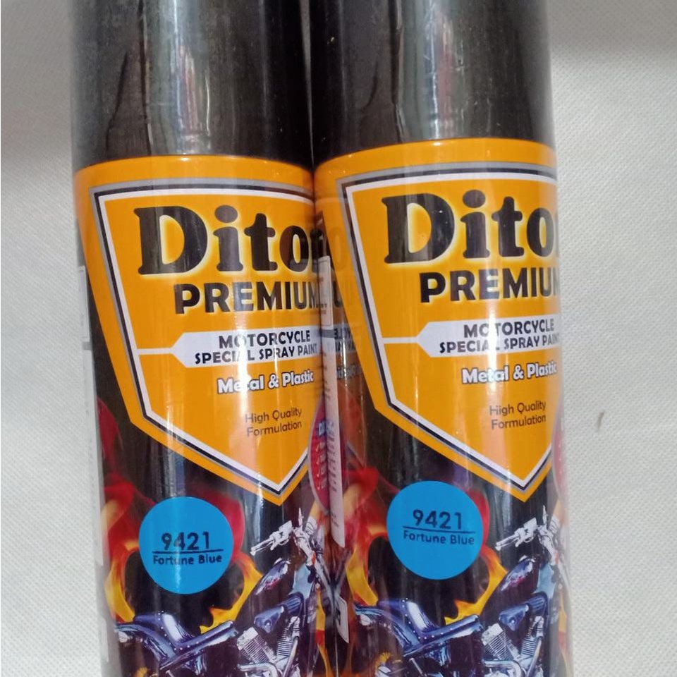 DITON Premium Pilok Pilox Cat Semprot - 9421 Fortune Blue / Biru Muda (400cc)