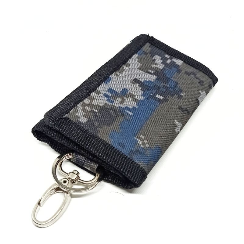 Dompet STNK Gantungan Kunci Mobil / Motor - Motif Loreng Army