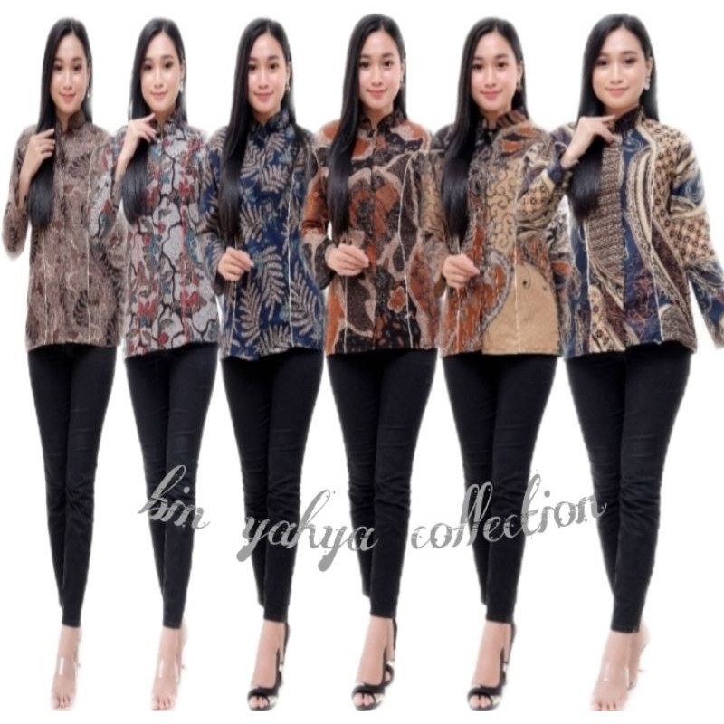 Jual Murah Tey-17 Batik Wanita Asj Sa Hrb026 Kenongo Kemeja Tosca Pendek KODpW6CRMepYD