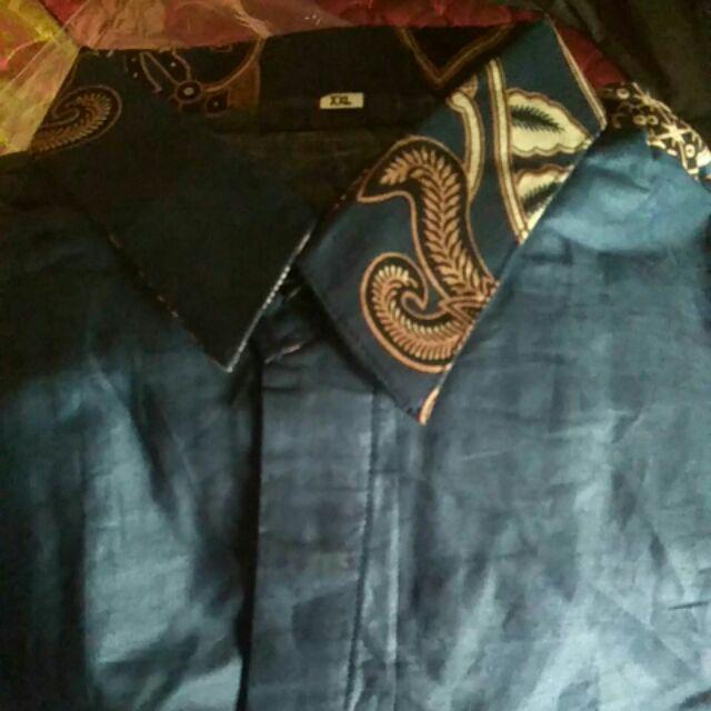 Bswart Batik Hrb026 Kenongo Hem Pendek Padi Pekalongan M L Xl Batik Pria Murah Modern Grosir