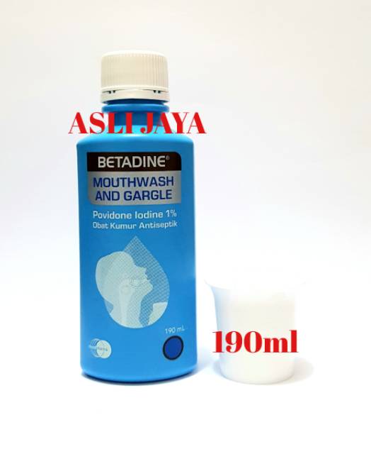 Betadine Mouthwash And Gargle 190ml - Obat Kumur Antiseptik