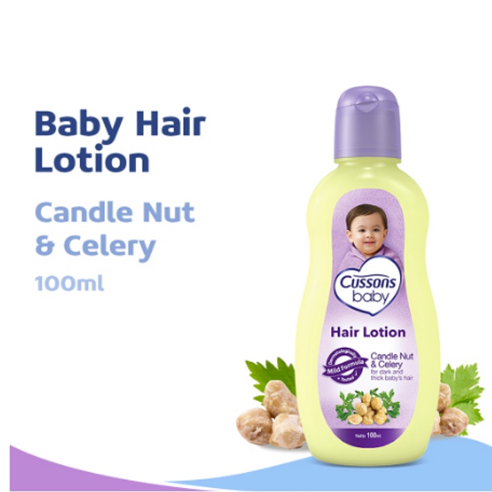 Cussons Baby Hair Lotion 50ml+50ml 35ml+15ml / Hair Lotion Bayi