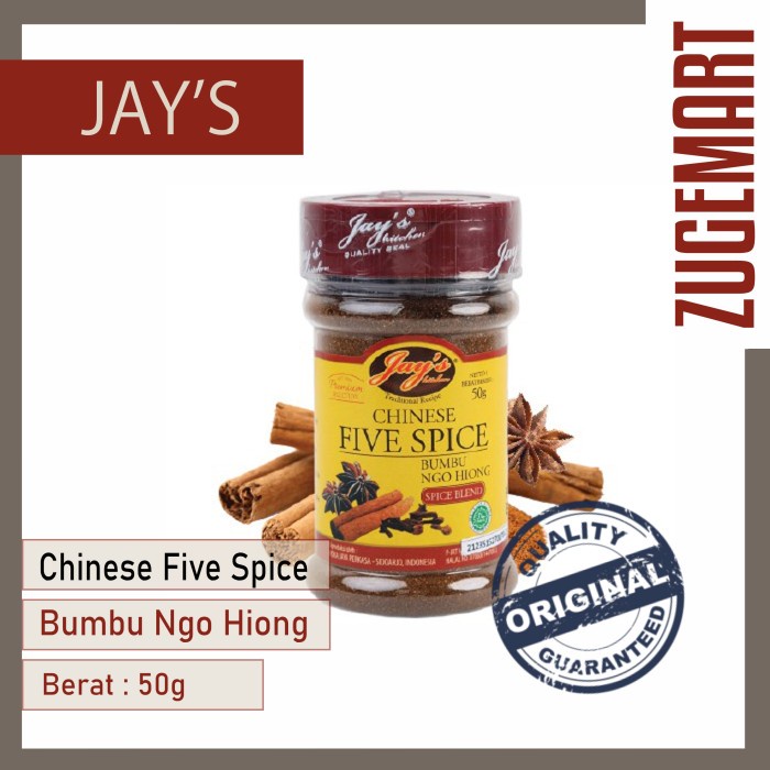 

Jay's Chinese Five Spice / Bumbu Ngohiong 50 gram
