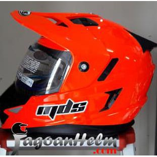 MDS Helm Super PRO (FLUO) FullFace Ringan SuperMoto