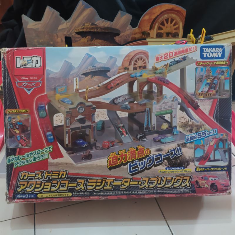 mainan track mobil hotwheel takara tomy cars radiator disney pixar ori