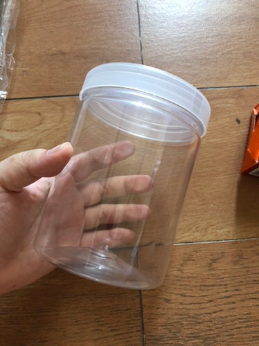 Toples Tabung Pet 650 Ml Untuk Snack Kue Kering Kripik [1 Pcs]