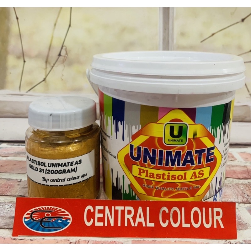 

Cat Plastisol Unimate AS Gold 31 / Emas Terang - 200GR