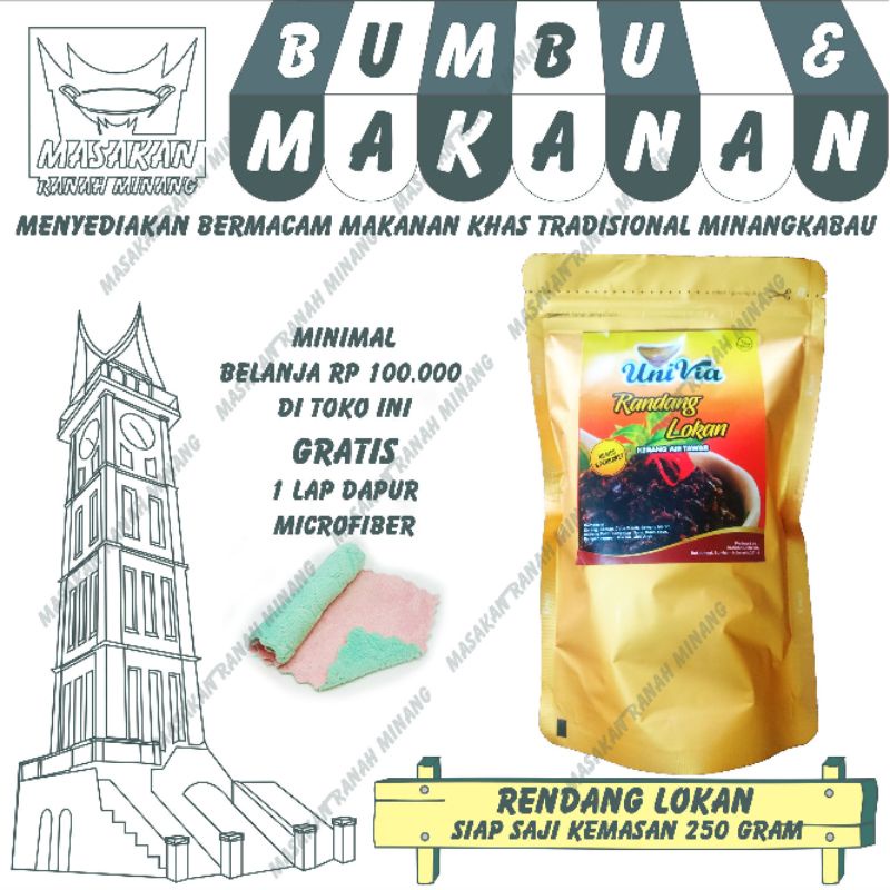 

masakan Minang Rendang lokan Uni Via khas rumah makan Padang bukittinggi Sumatra barat