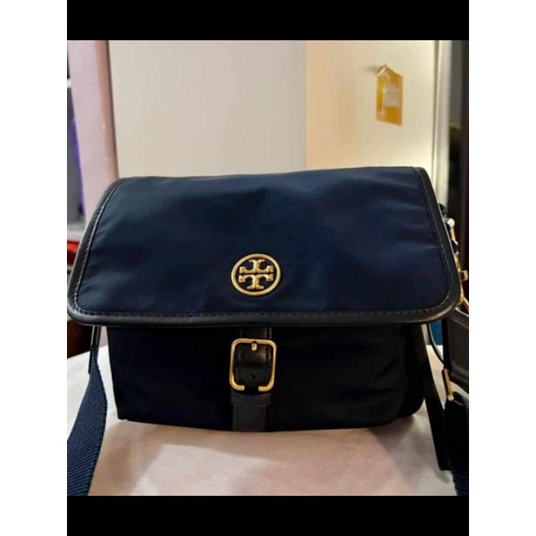 TAS SLINGBAG TORY BURCH PIPER BLACK ORIGINAL AUTHENTIC