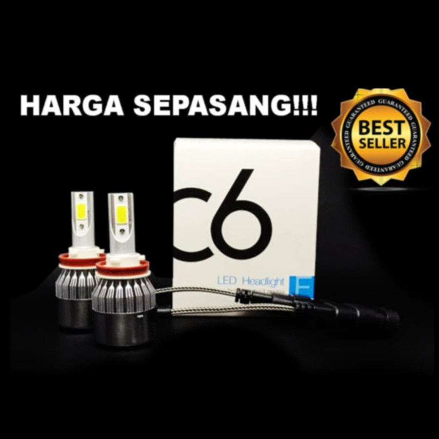 C6 LED HB3 HARGA SEPASANG