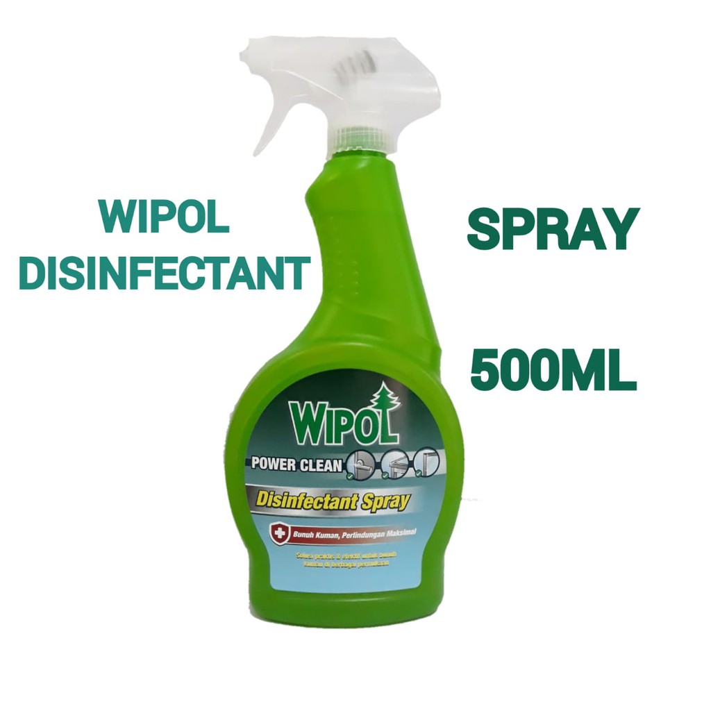 WIPOL DISINFEKTAN SPRAY POWER CLEAN 500ML