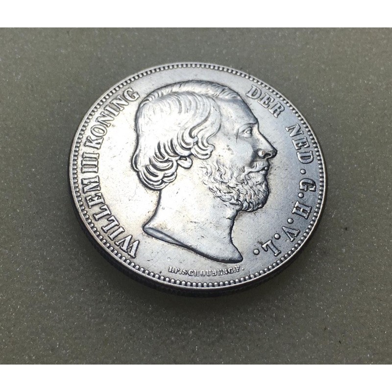 Koin Kuno Willem 3G 1818 Asli dan Sangat Langka