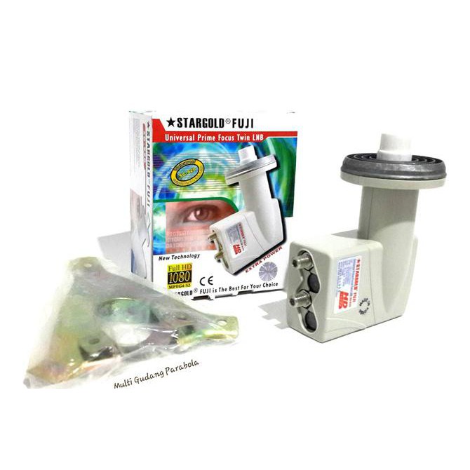 LNB PRIME FOKUS PF STARGOLD SG920 DOUBLE POWER BRACKET PRIME FOCUS