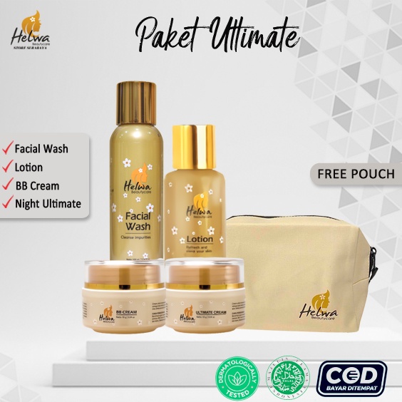 Paket Ultimate (WAJIB KONSUL) SEGEL helwa beautycare FREE POUCH HELWA