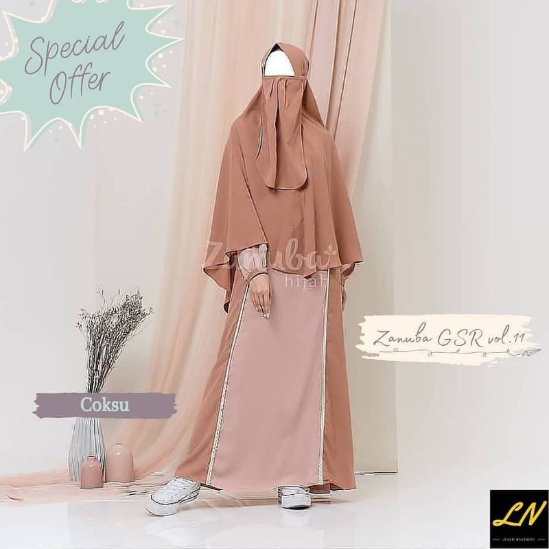 Gamis set Zanuba GSR Coksu L