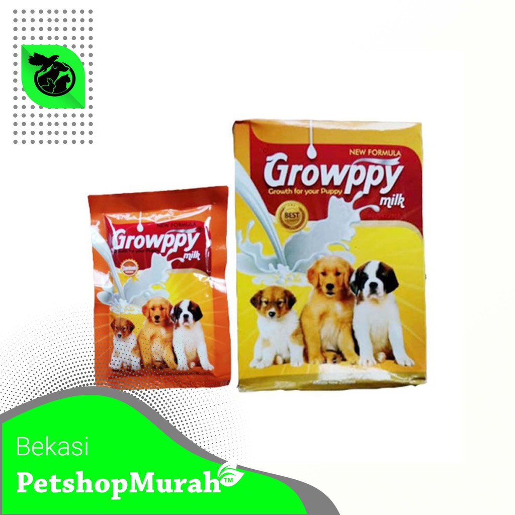 Susu Anak Anjing Growppy 30 gr Dog Milk Anakan Susu Growpy kemasan 30 gr