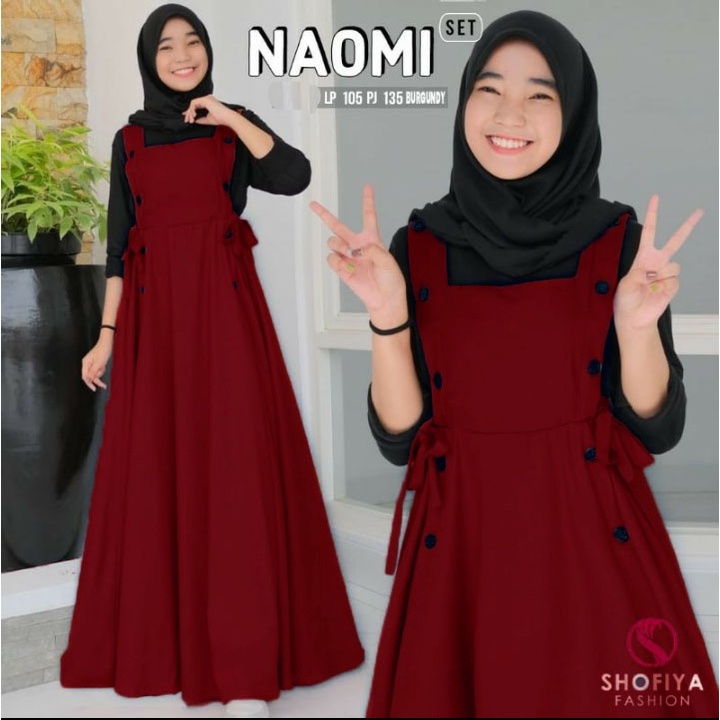 NAOMY overall set remaja terbaru kekinian