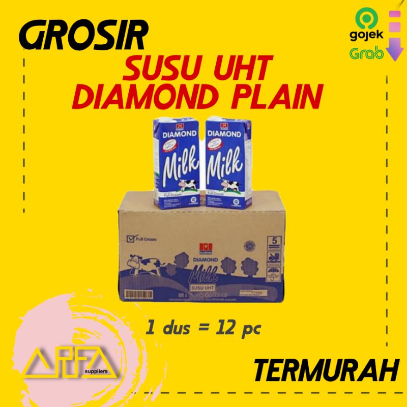 

Susu UHT Diamond Full Cream 1 karton